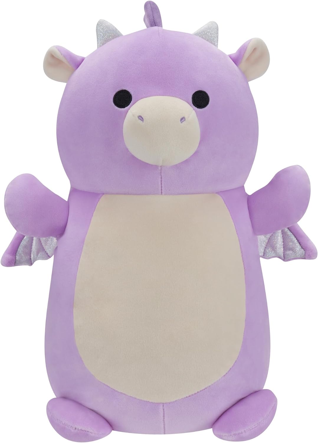 Squishmallows HugMees Original 14-Inch Dina Purple Dragon - Large Ultrasoft Official Jazwares Plush