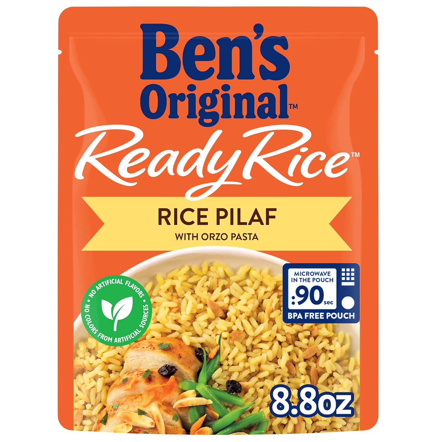 90 seconds in the microwave.  Perfectly proportioned rice to seasonings.  Easy, no mess and rice ready in 90 seconds!