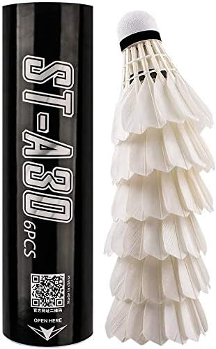 Senston A30 Badminton Shuttlecocks Feather Badminton Birdies with High Stability and Durability Badminton Ball