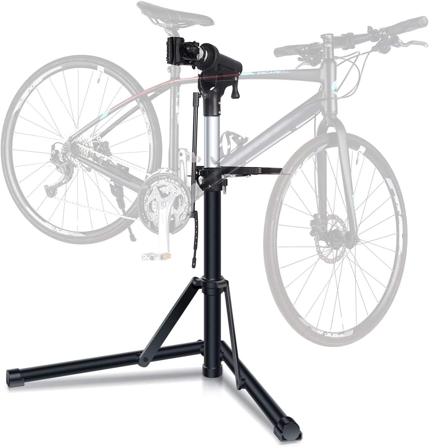 Sportneer Bike Repair Stand%3a Height Adjustable Bike Work Stand with Magnetic Tool Tray - 360%ef%bf%bd%ef%bf%bd Rotatable Bicycle Stand with Multiple Quick Release for Home Bicycle Mechanic - Foldable, Max Load 60lbs