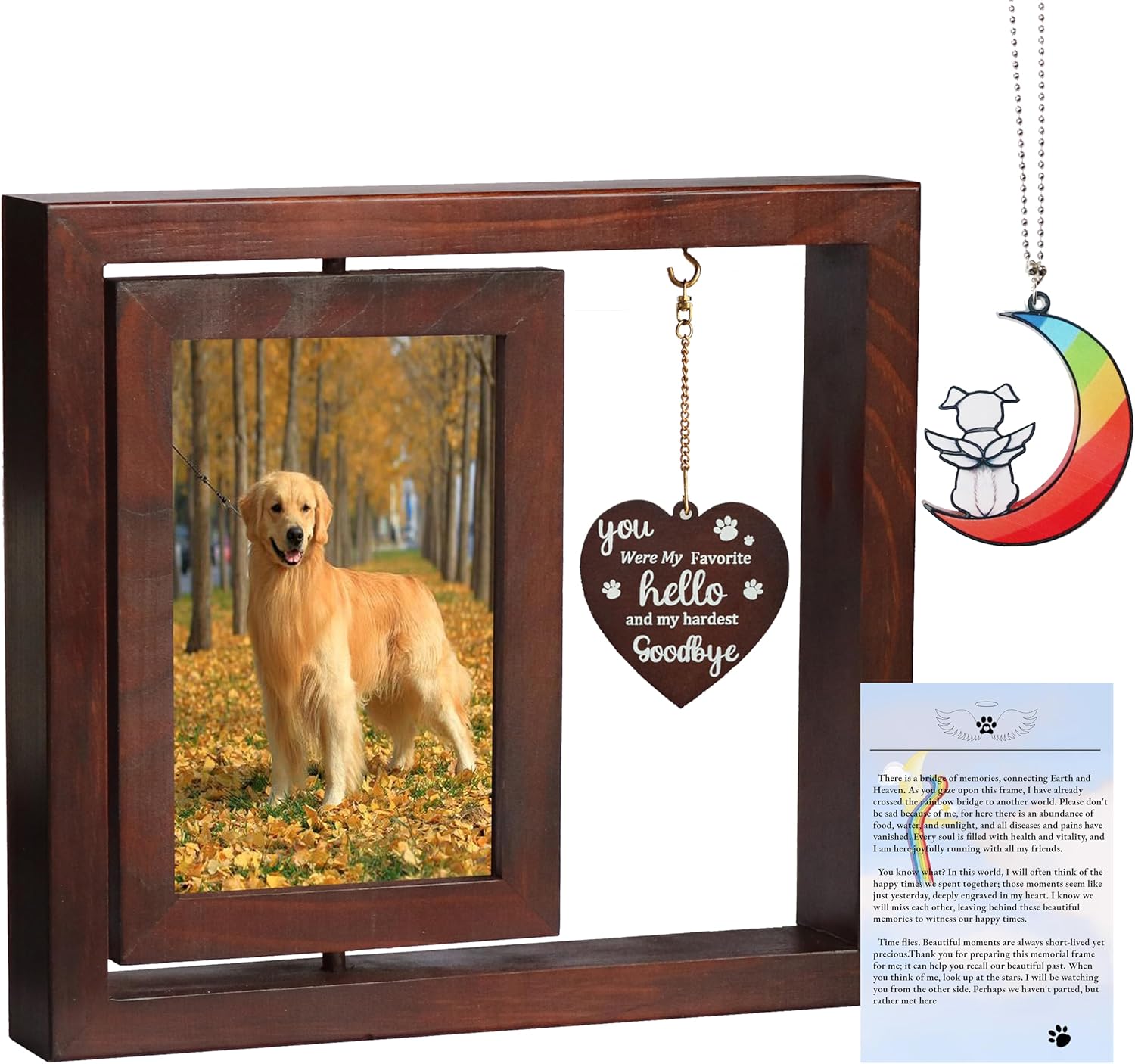 4 * 6'' Dog Memorial Picture Frame,Dog Memorial Gifts for Loss of DogPet Memorial Gifts for Dogs,Loss of Dog Sympathy GiftLoss of Pet Sympathy Gift Dog,Pet Loss Sympathy Gift.