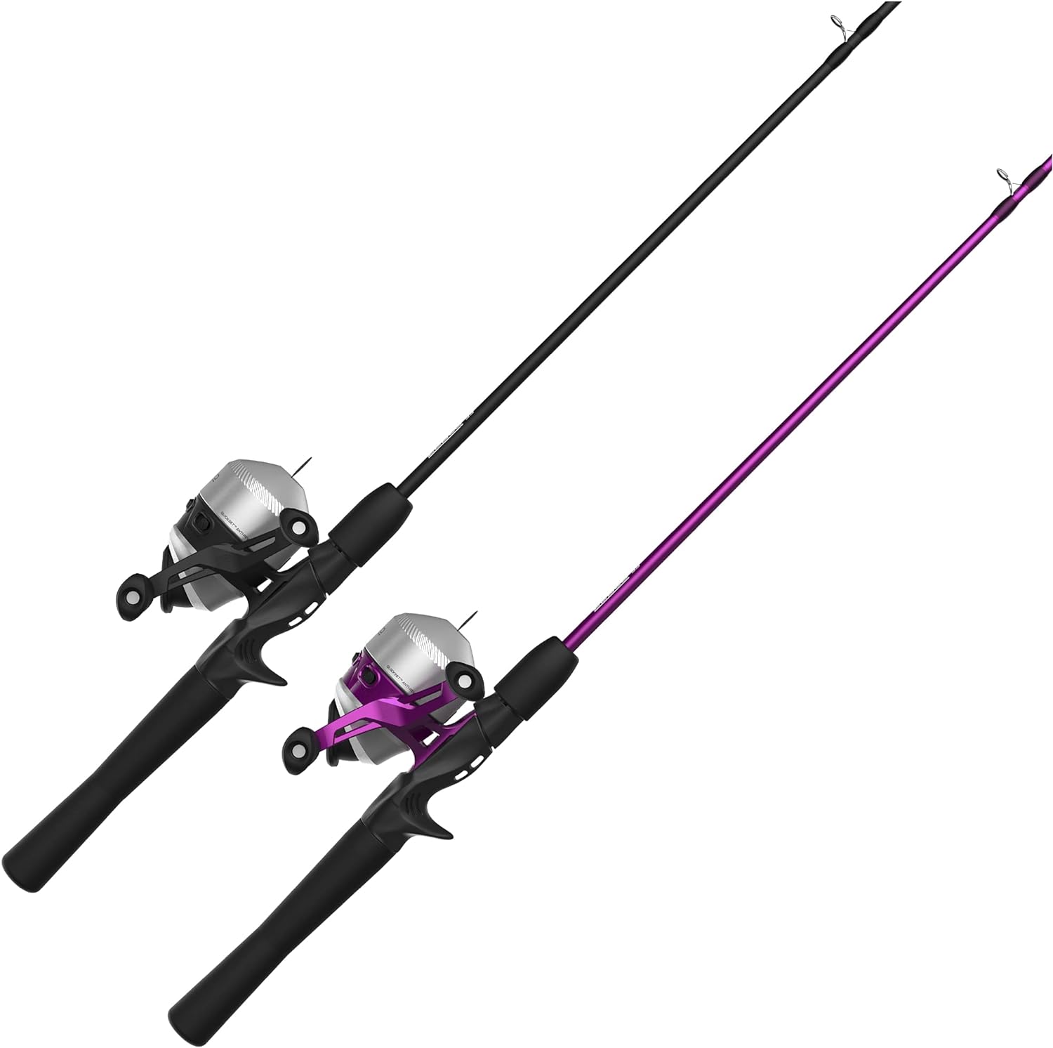 Zebco 33 Spincast Reel and 2-Piece Fishing Rod Combo, 5-Foot 6-Inch Durable Fiberglass Rod, Quickset Anti-Reverse Fishing Reel with Bite Alert