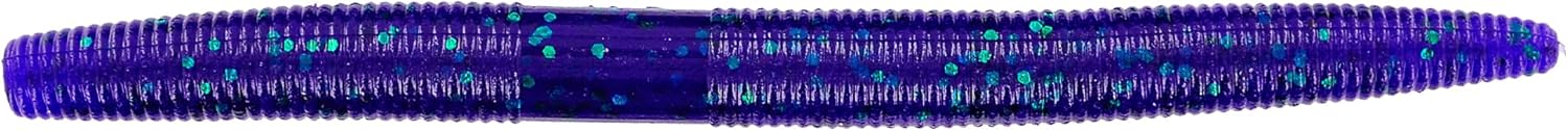 Gary Yamamoto 5 SENKO JUNE BUG PURPLE W/ EMERALD FLAKE (10 PACK)