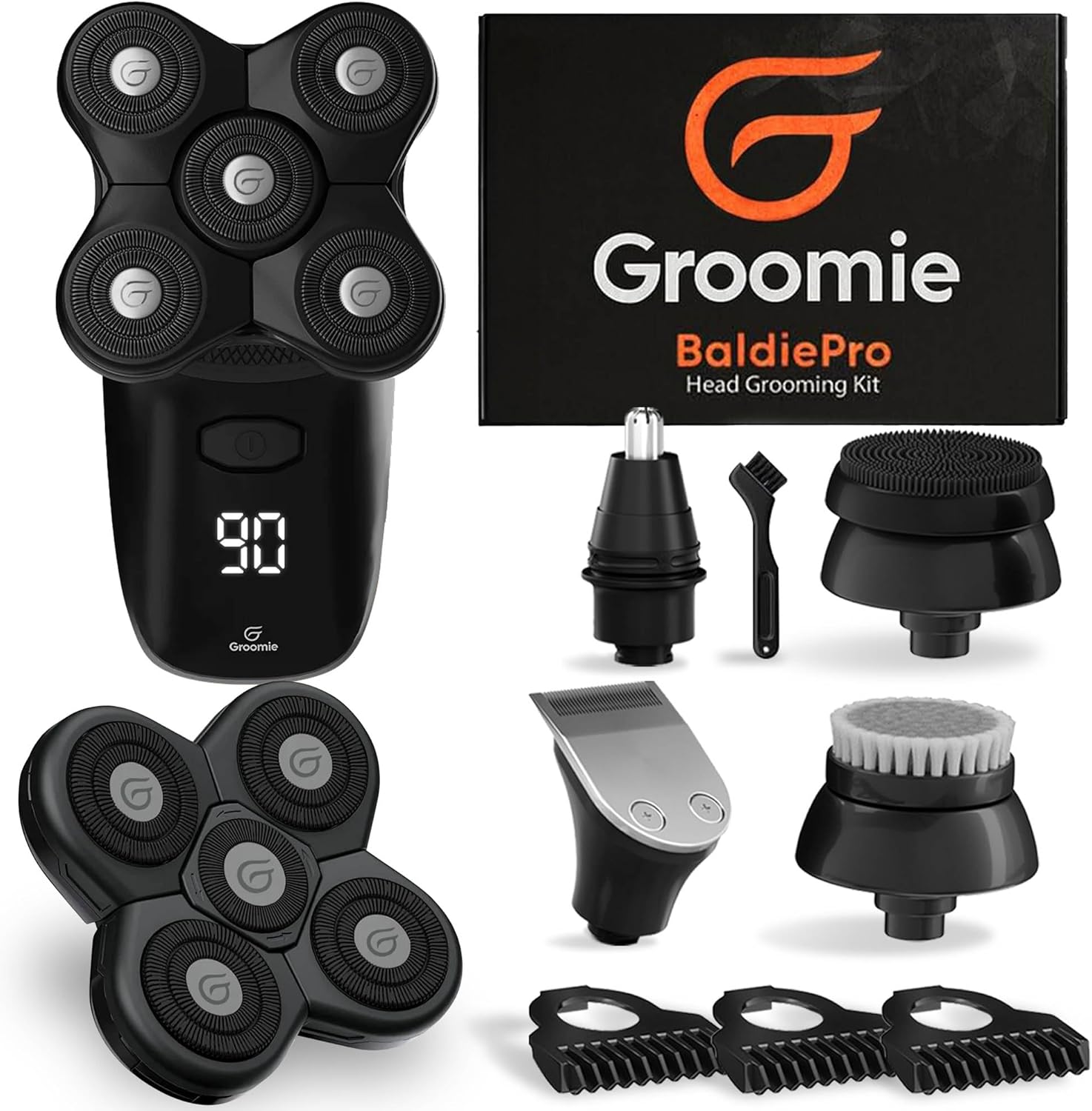 Discover the exceptional performance of the Groomie Shaver. Whether you need a Groomie Head Shaver or the advanced Baldie Pro Head Shaver, our products are designed to deliver a flawless shave every time. Explore our collection for the ultimate grooming experience.