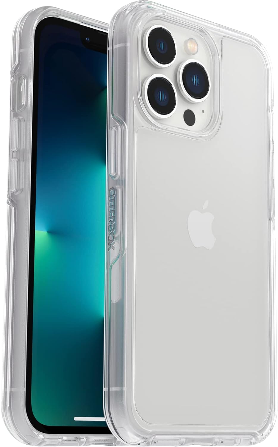 OtterBox iPhone 13 Pro (ONLY) Symmetry Series Case - CLEAR, ultra-sleek, wireless charging compatible, raised edges protect camera & screen