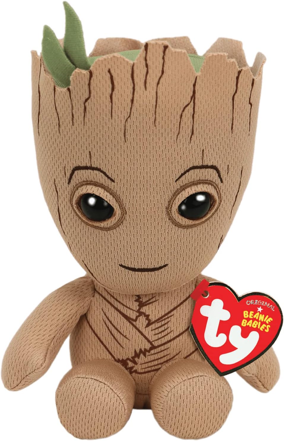 Ty 41215 Groot-Marvel-Beanie, Multicolored,16cm