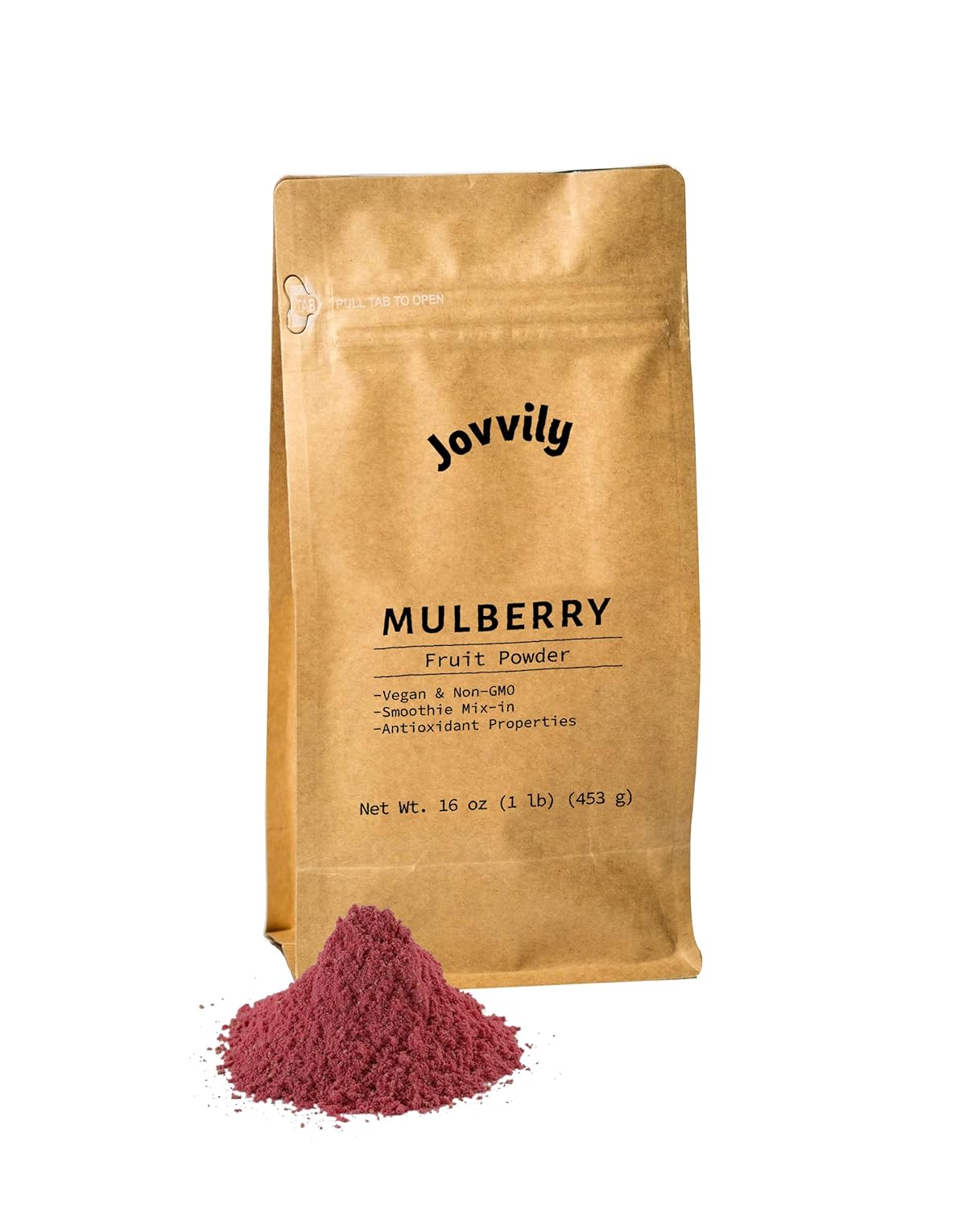 Jovvily Mulberry Fruit Powder - 1lb - Drinks - Smoothies - Shakes - Baked Goods - Mix in