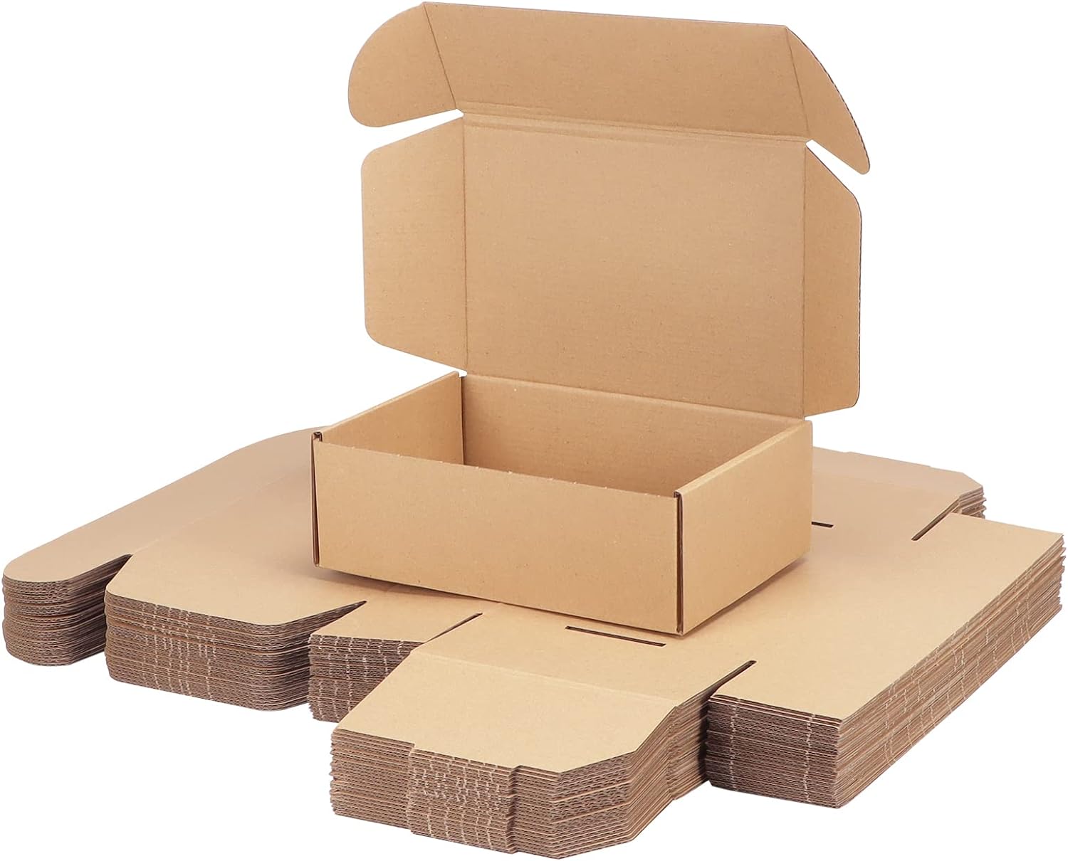 PHAREGE 9x6x3 inch Shipping Boxes 25 Pack, Brown Cardboard Gift Boxes with Lids for Wrapping Giving Women Men Presents, Corrugated Mailer Boxes for Packaging Mailing Small Business