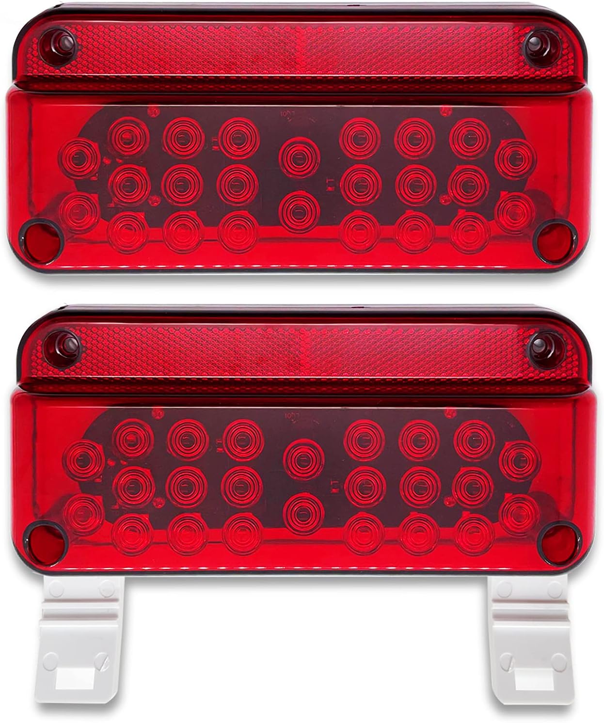 LED Trailer lights, RV Tail Lights LED, RV Brake Lights, RV Tail Lights Brake Stop Turn Trailer Lights, Camper Tail Lights with Red Reflex Trailer Tail Lights