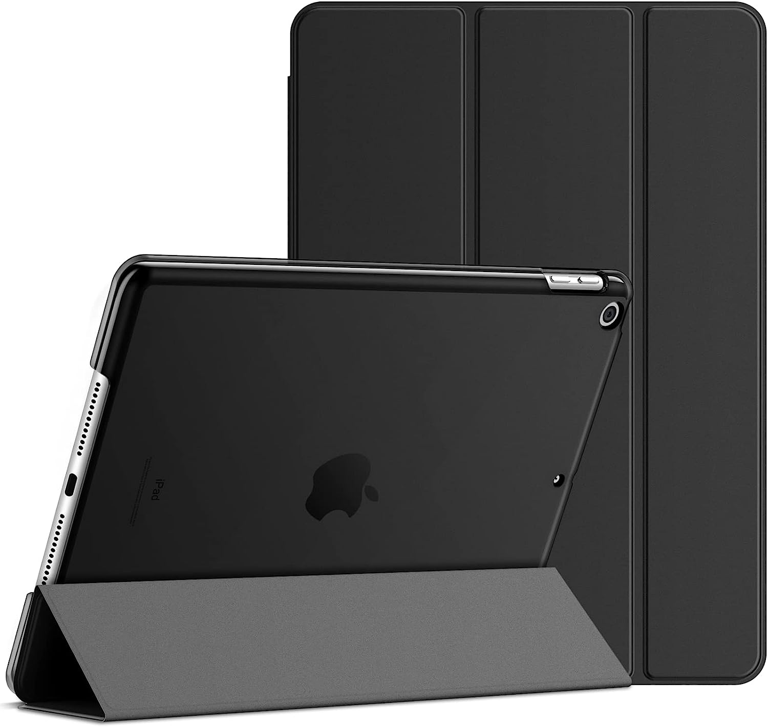 JETech Case for iPad (9.7-Inch, 2018/2017 Model, 6th/5th Generation), Smart Cover Auto Wake/Sleep (Black)