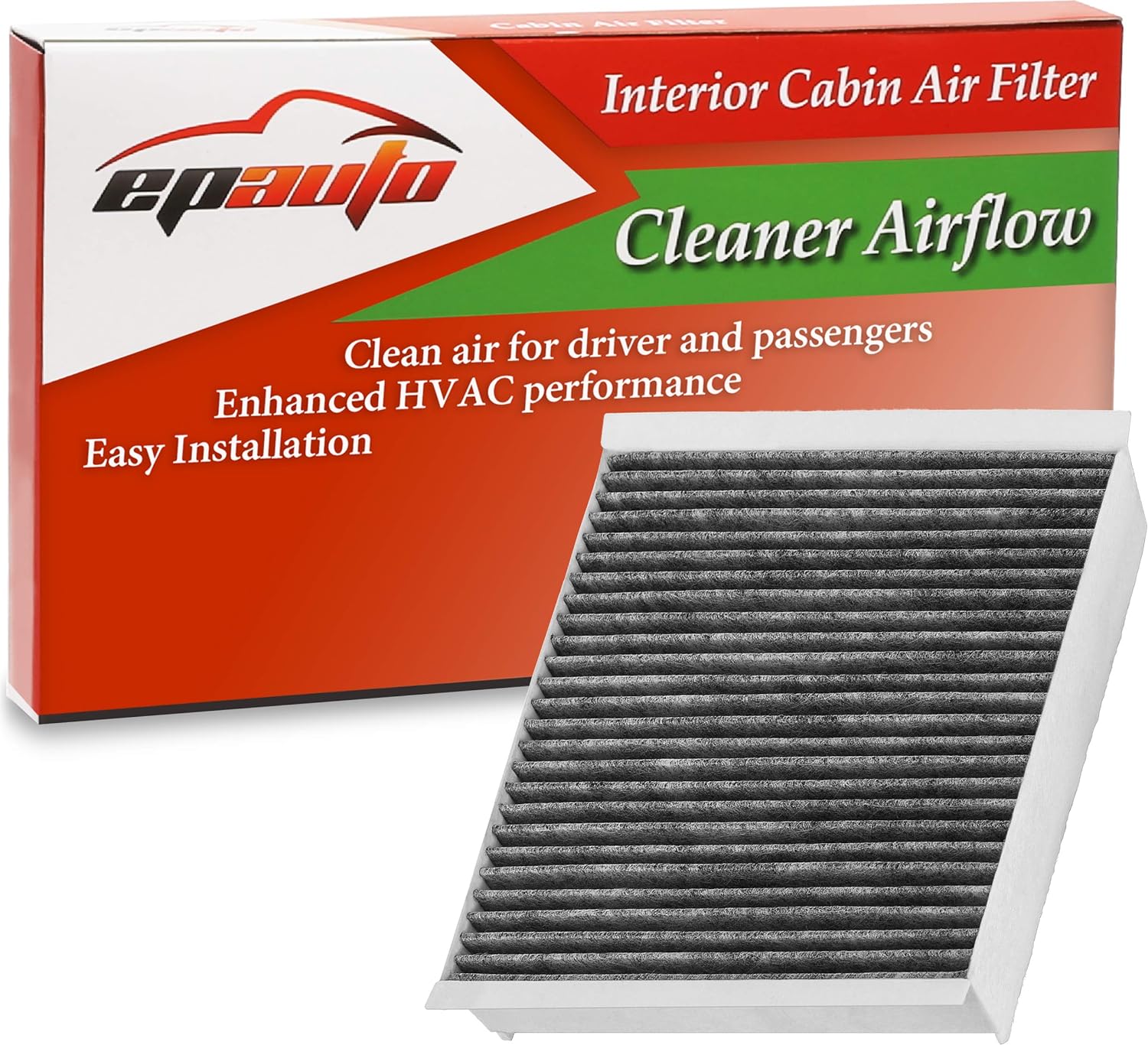 EPAuto CP150 (CF12150) Cabin Air Filter includes Activated Carbon