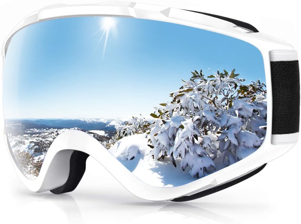 findway Ski Goggles OTG - Over Glasses Snow%2fSnowboard Goggles for Men, Women %26 Youth - 100%25 UV Protection