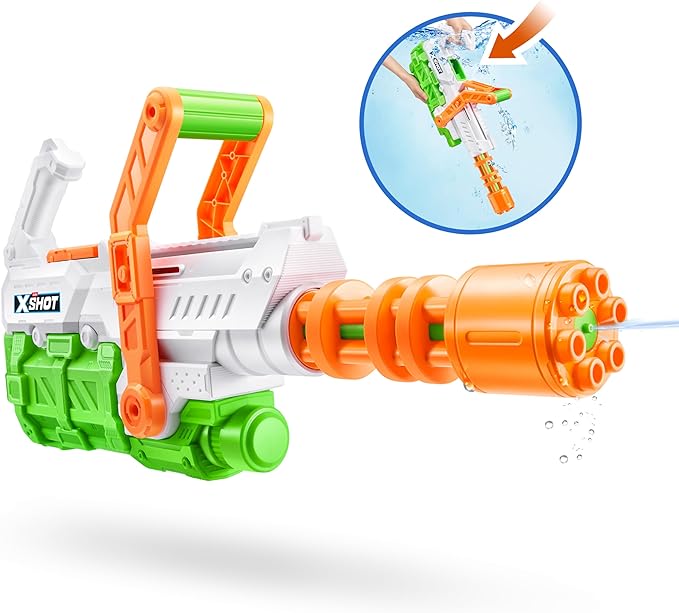 X-Shot Fast-Fill Hydro Cannon Water Blaster by ZURU Water Gun for Summer, X-Shot Water Toys, Fills with Water in just 1 Second, Big Water Toy for Children, Boys, Teen, Men