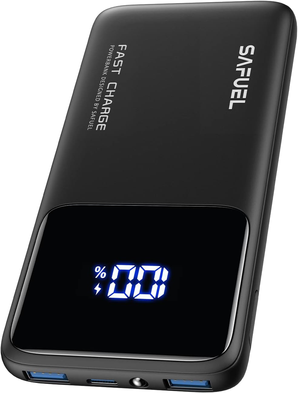 Portable Charger, 22.5W PD3.0 QC4.0 Fast Charge 10500mAh USB C LED Display Power Bank, Quick Charging Battery Pack with Phone Holder for iPhone 13 12 11 Samsung S20 Google AirPods iPad Tablet