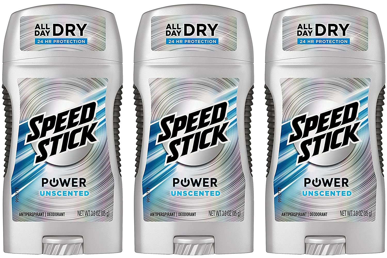 Speed Stick Anti-Perspirant Deodorant, Unscented 3 oz (Pack of 3)